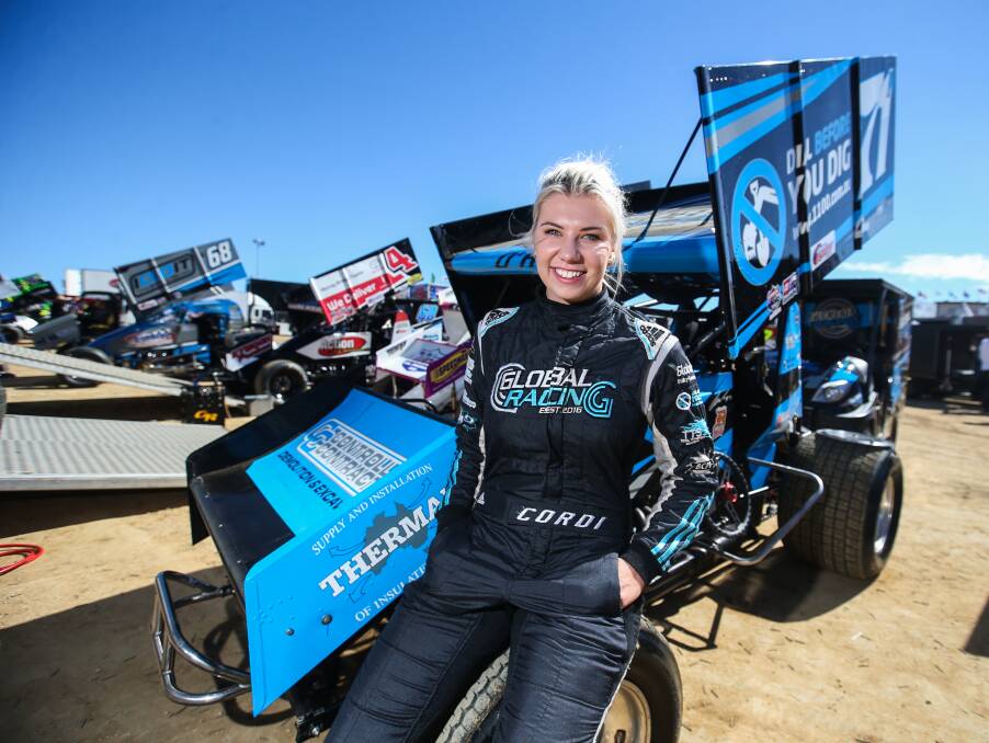 FRESH CHALLENGE: Sydney driver Courtney O'Hehir raced at Premier Speedway for the first time during the classic.
