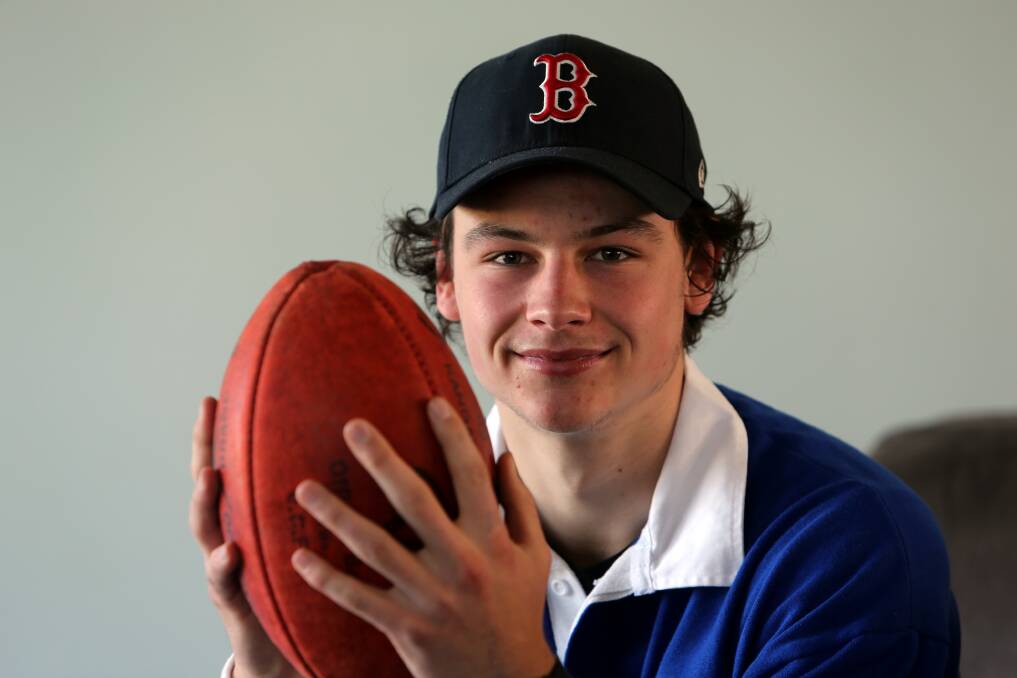 DEE-LIGHTED: Melbourne recruit Dion Johnstone came out of the North Warrnambool Eagles' program. Picture: Rob Gunstone