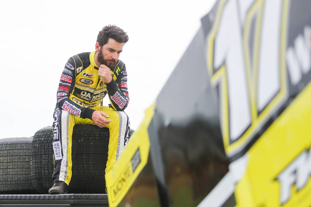 CONTEMPLATIVE: James McFadden sits third on the WSS speedweek points tally entering the final round at Premier Speedway. Picture: Morgan Hancock 