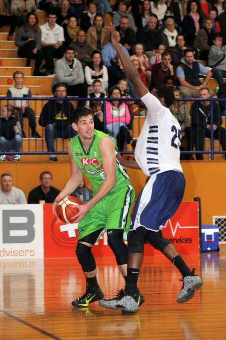 BACK ON COURT: Warrnambool Seahawks' James Mitchell has recovered from a knee injury. 