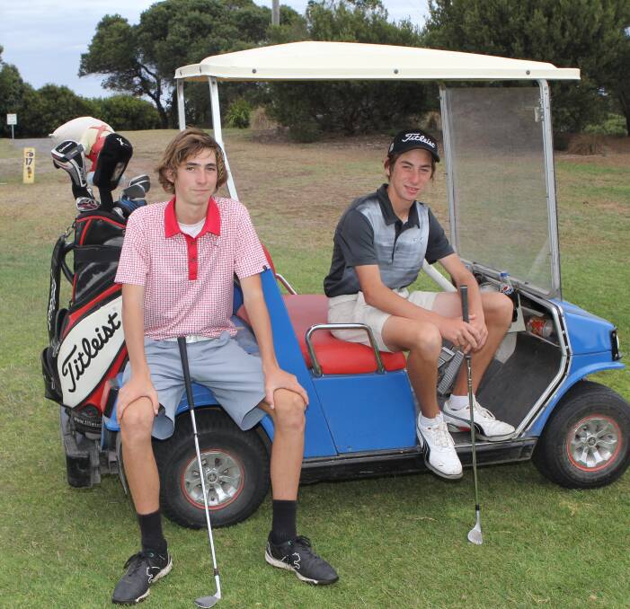 CLOSE FINISH: Warrnambool golfer Jhett Perry defeated his older brother Caleb in the School Sport Victoria senior boys' final. He will now represent Victoria at a schoolboys' competition. Picture: Justine McCullagh-Beasy