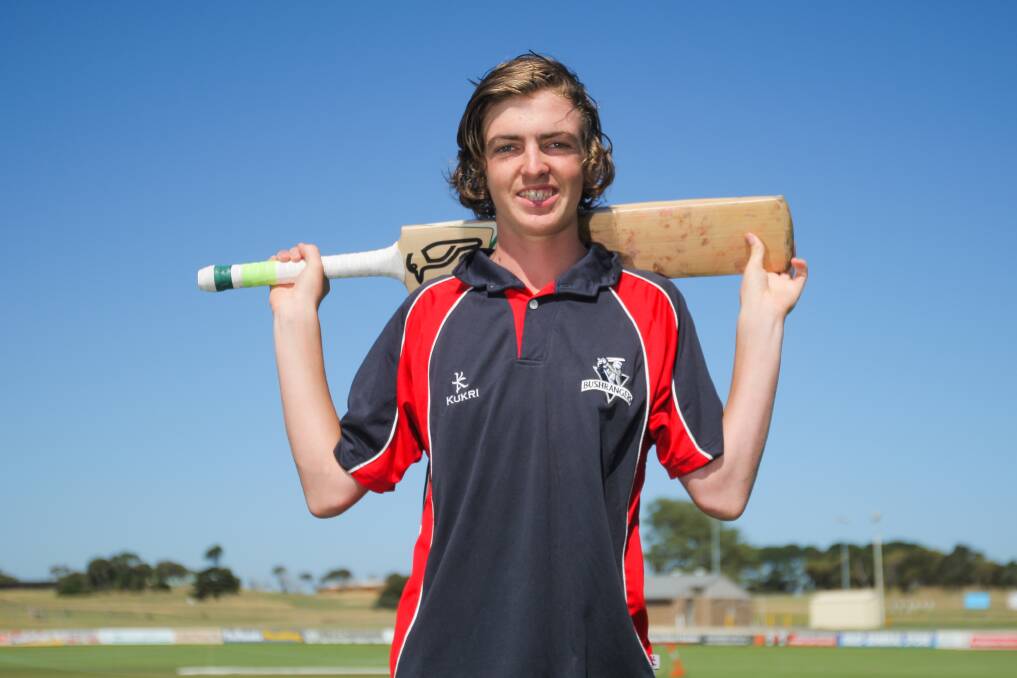 FOLLOW ME: Nestles cricketer Bailey Jenkinson is considered a leader of the Western Waves' under 16 side. Picture: Morgan Hancock