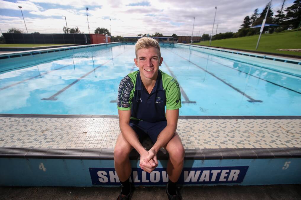TOP EFFORT: Warrnambool teenager Jason Pritchard competed at the Swimming Australia age championships in Brisbane. Picture: Amy Paton