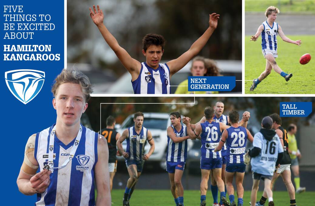 ROO BEAUTY: (clockwise) Dylan Starkie, Seth Fiegert, Rory Gill and Adam Campbell.