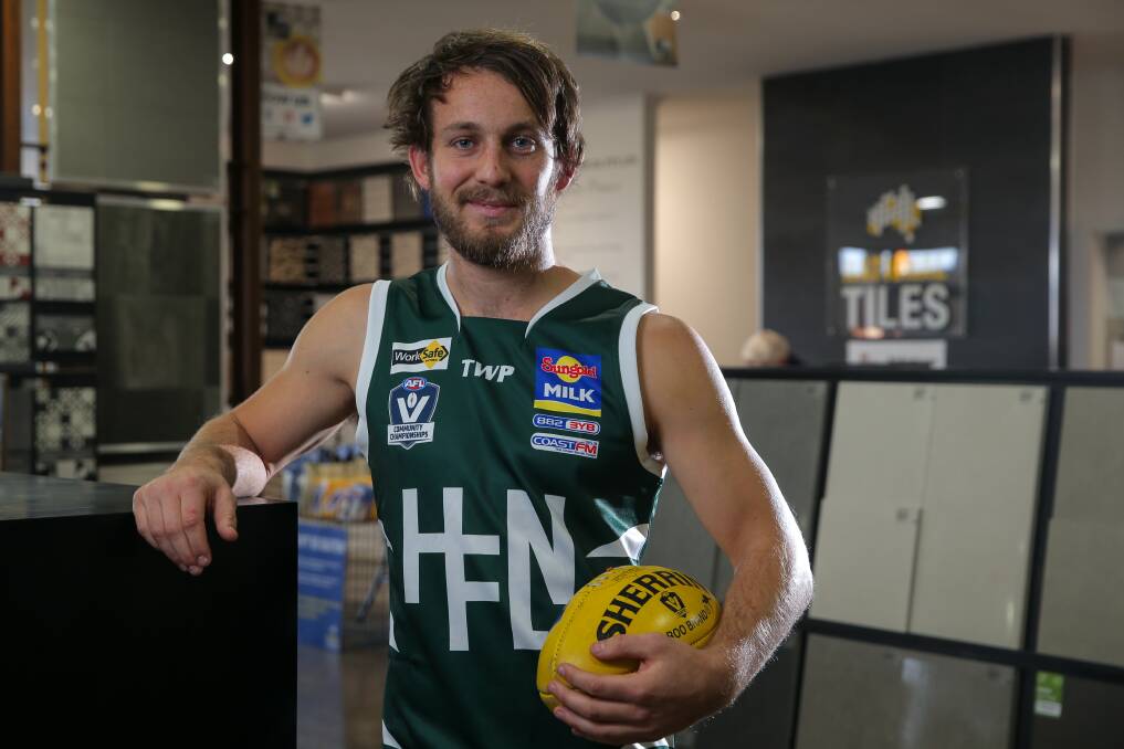 DEBUT: South Warrnambool's Josh Saunders will make his first appearance in the  Hampden league's Bottle Greens guernsey. Picture: Rob Gunstone