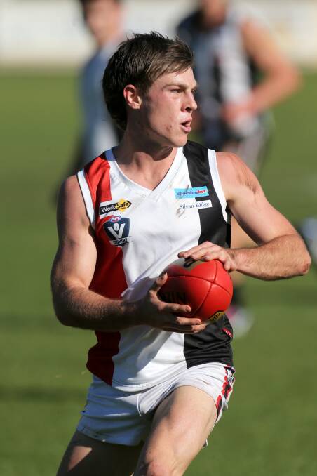 INJURY SETBACK: Koroit wingman Blair McCutcheon played four games with a fractured wrist. Picture: Rob Gunstone