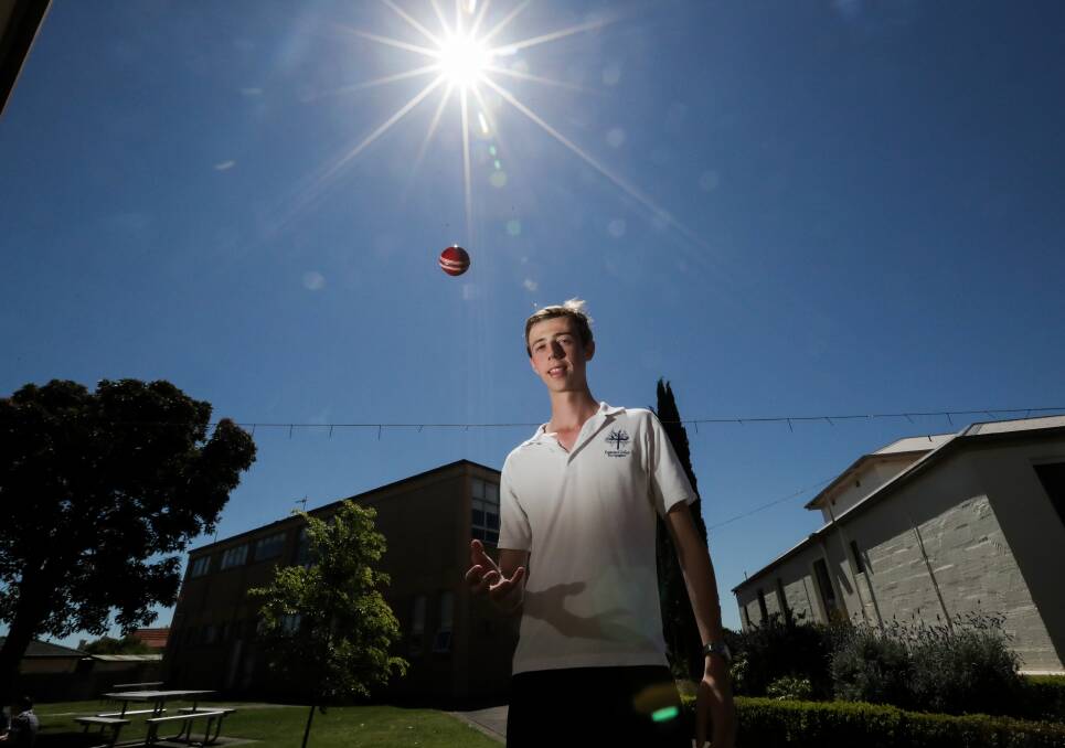 BRIGHT FUTURE:
Nestles cricketer 
Harry Price is invested
in the sport.
Picture: Morgan Hancock
