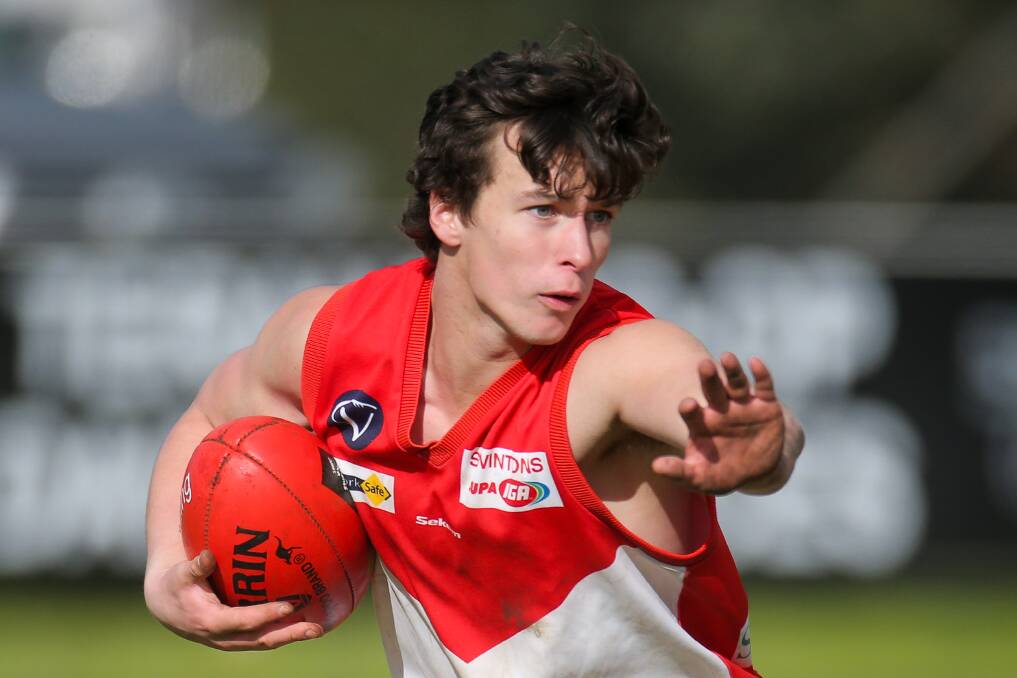 DUSTY-STYLE: South Warrnambool is bullish about teenage prospect Alex Lavithis-Davies. Picture: Morgan Hancock