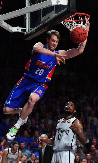 FLYING HIGH: Warrnambool Seahawks championship-winning guard Nathan Sobey is setting NBL side Adelaide 36ers alight. Picture: Getty Images