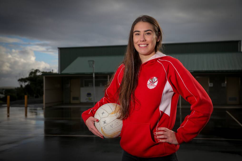 BIG STAGE: South Warrnambool netballer Ally O'Connor is excited to represent Victoria Fury in the Australian Netball League. Picture: Rob Gunstone