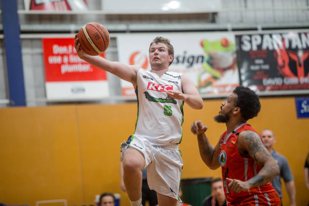 CAMEO: Warrnambool Seahawks guard Liam Osborne was effective in their Big V round one win over Latrobe City Energy. Picture: Christine Ansorge