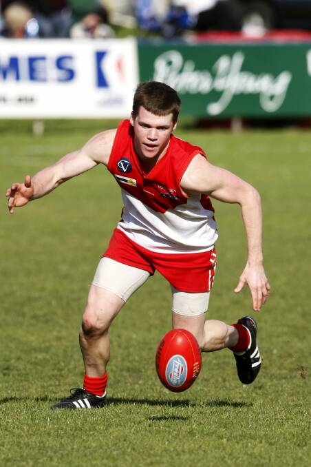 THROWBACK: Tim Brown, pictured in 2011, is excited to return to South Warrnambool some seven seasons after playing in a Hampden league flag with the club.