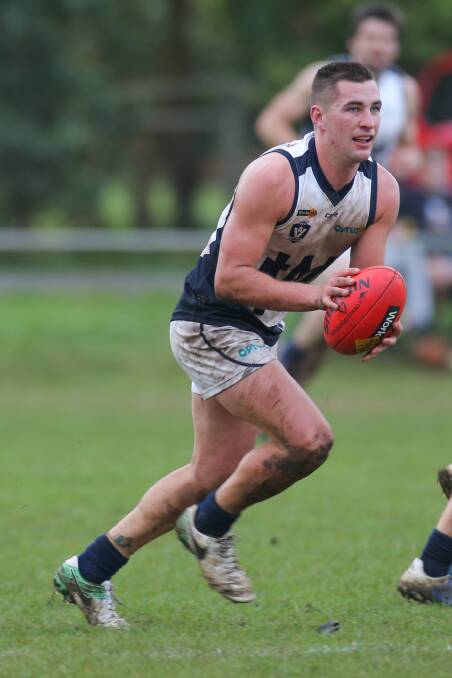 LEADER: Blues midfielder Darcy Graham was effective against the Pies.