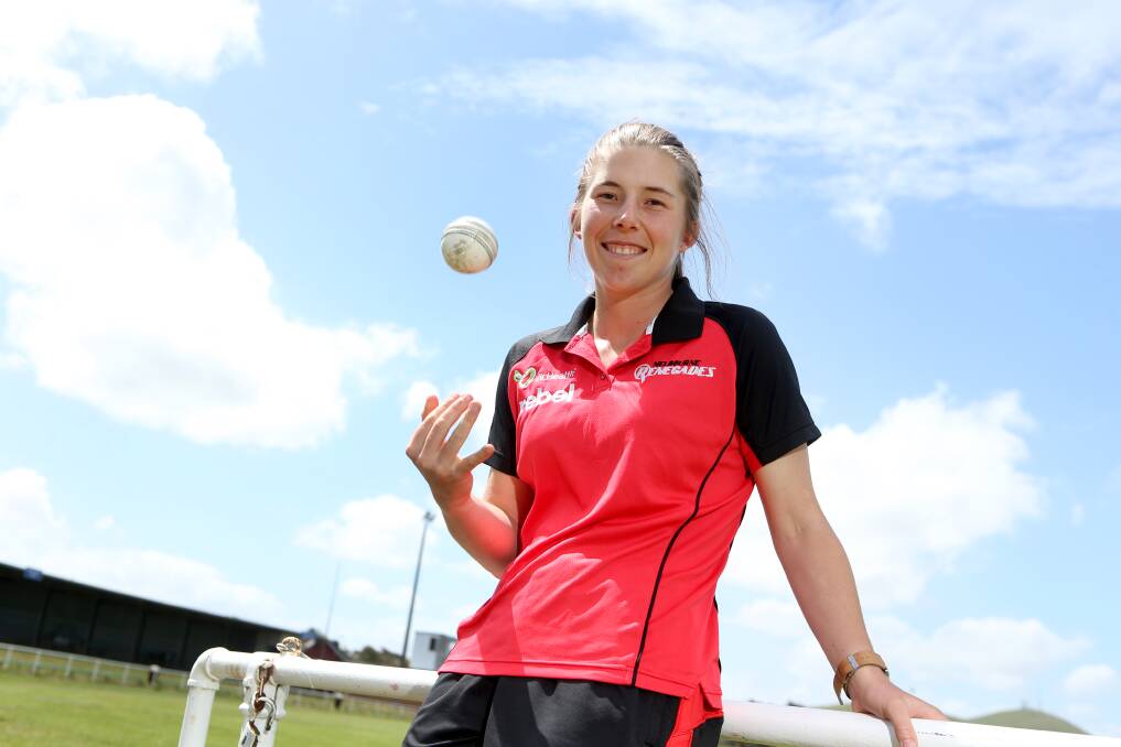 SKY'S THE LIMIT: Mortlake cricketer Georgia Wareham could play for WBBL side Melbourne Renegades this weekend. Picture: Amy Paton