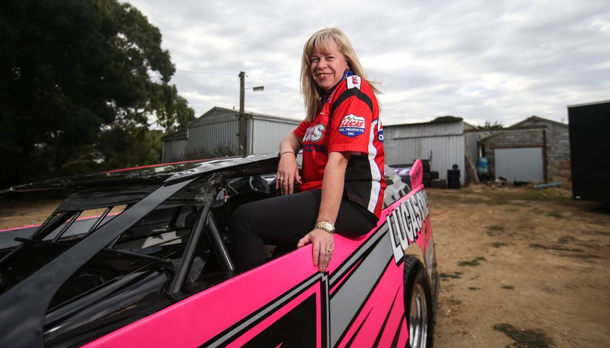 FAMILY LINKS: Warrnambool driver Fiona Verhoeven has speedway in her blood. Picture: Amy Paton
