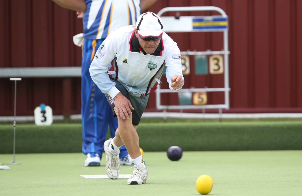 PROUD FATHER: Dennington Red lawn bowler Darren King will play alongside his son Jarrod for the first time on Saturday. Picture: Vicky Hughson