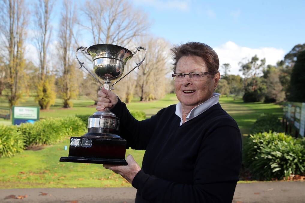 31 AND COUNTING: Terang veteran Judy Carmody collected her 31st club championship on Thursday. Picture: Rob Gunstone