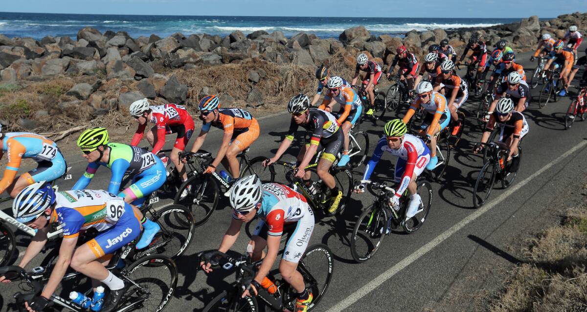 BUMPER FIELD: Almost a dozen world champions are among 124 riders contesting the Tour of the Great South Coast next week. Picture: Rob Gunstone