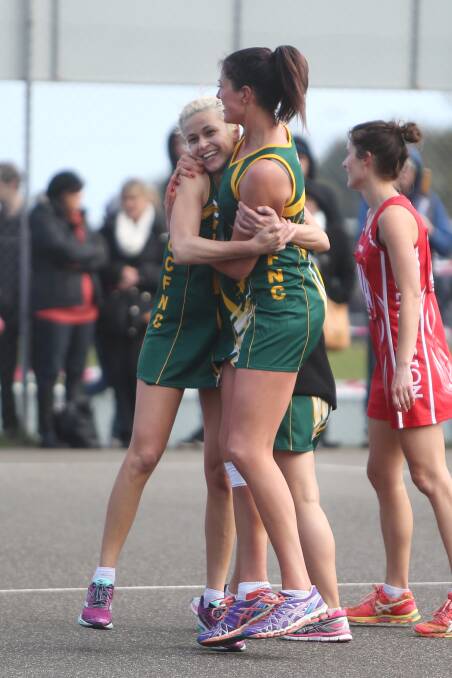 The Standard photographer Amy Paton captured the action during the Warrnambool and District league A grade netball second semi-final at Allansford Recreation Reserve.