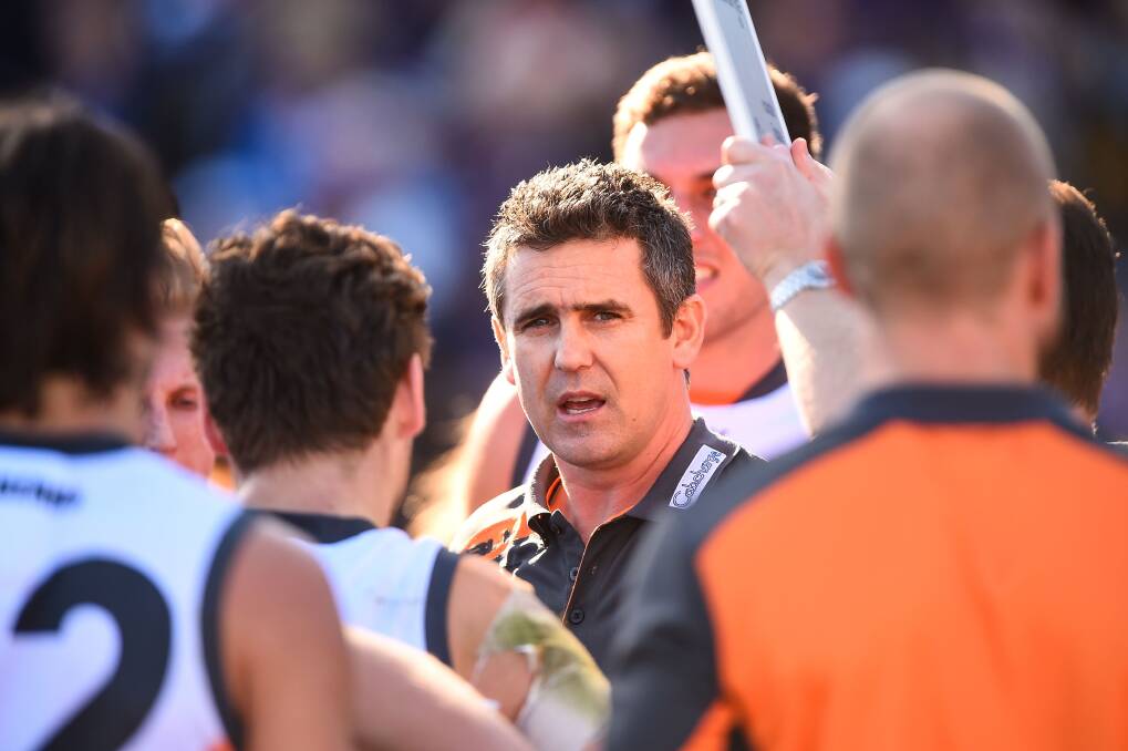 Leon Cameron received a suspended fine for approaching the fourth umpire during the Giants' clash against Fremantle at Domain Stadium. Picture: Getty Images