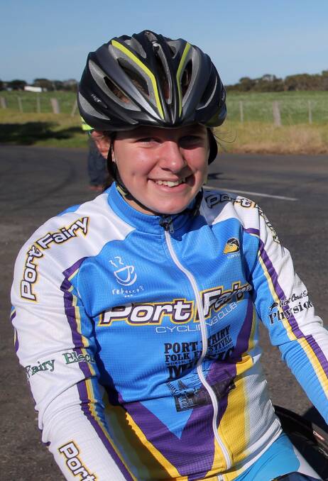 READY: Caitlin Morden is among south-west cyclists bound for Glenrowan.