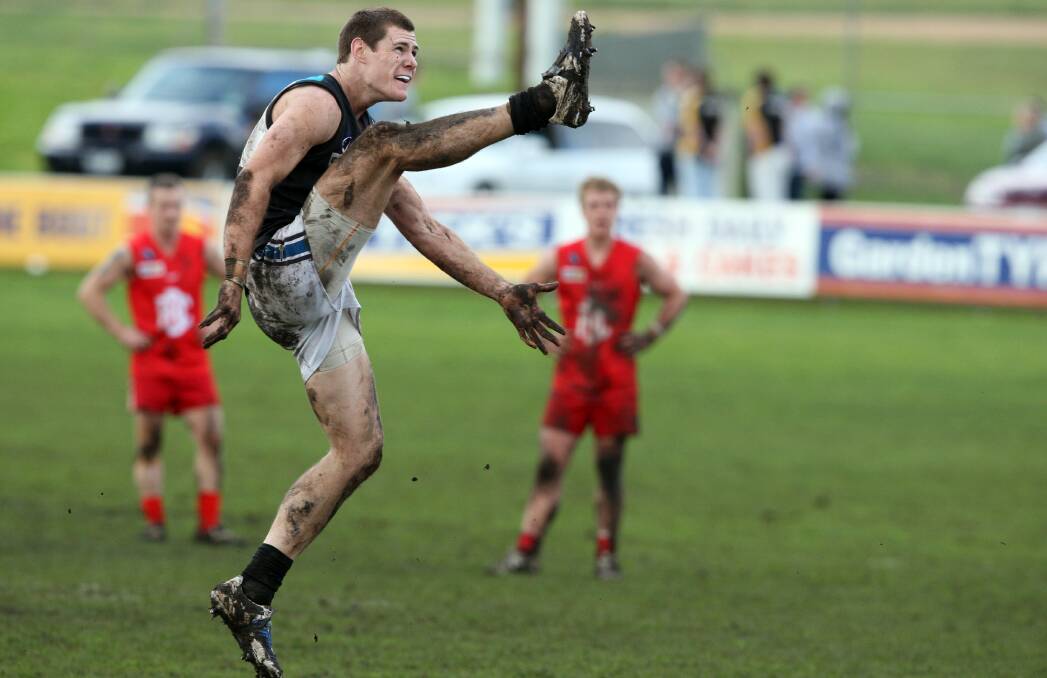 POWER BOOST: Former WDFNL top goalkicker Ben Fraser has returned to Kolora-Noorat. He is pictured in 2010 during his most recent season for the Power.