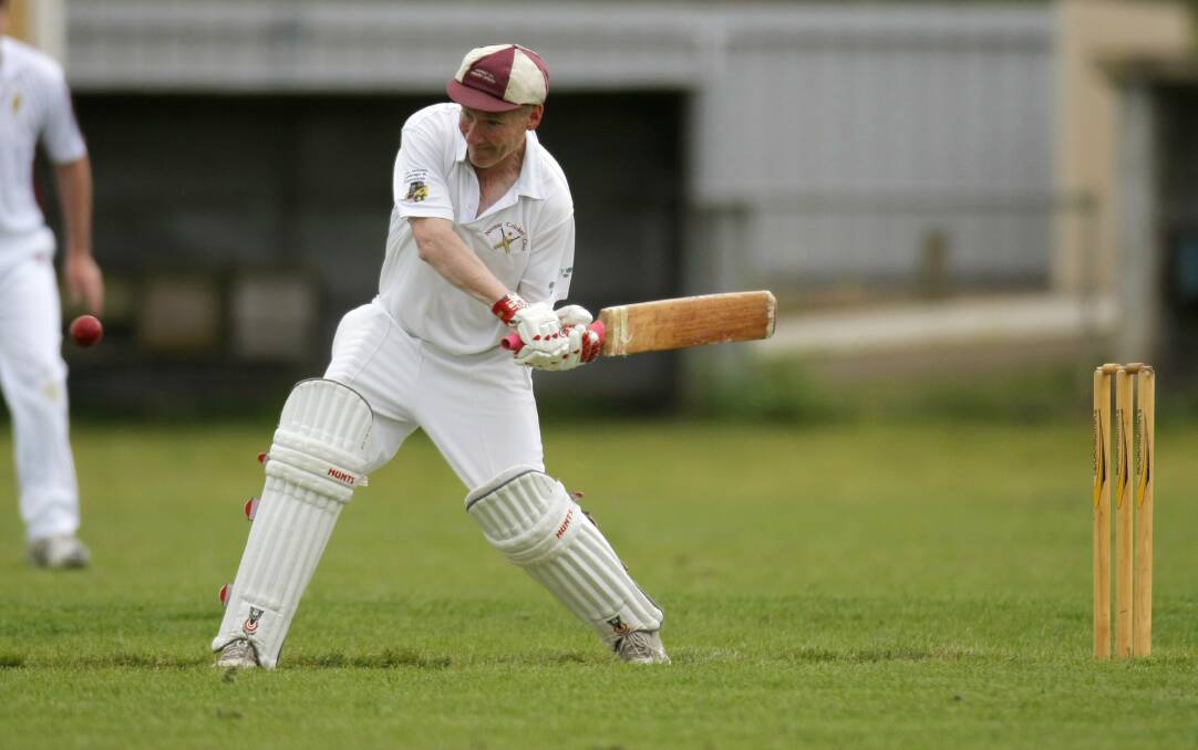 RED-HOT FORM: Noorat batsman Bernie Harris has made identical scores of 103 not out in his past two outings.