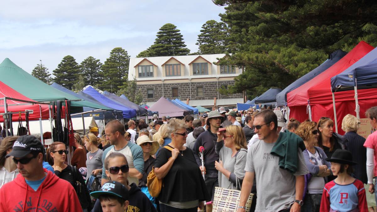 Moving: Markets normally held at Port Fairy's King George Square over summer will be relocated to Railway Place. Photo: Anthony Brady
