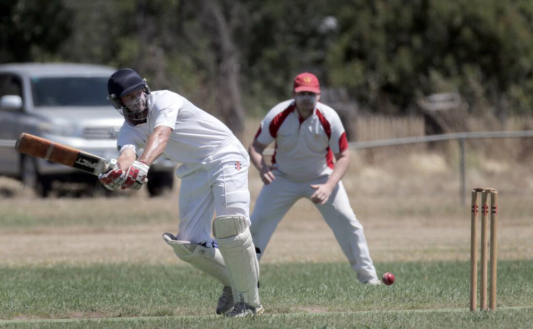 GOOD EXPERIENCE: Hawkesdale batsman Murray Habel believes the Cats have gained invauble confidence from their Sungold Cup campaign. Picture: Rob Gunstone
