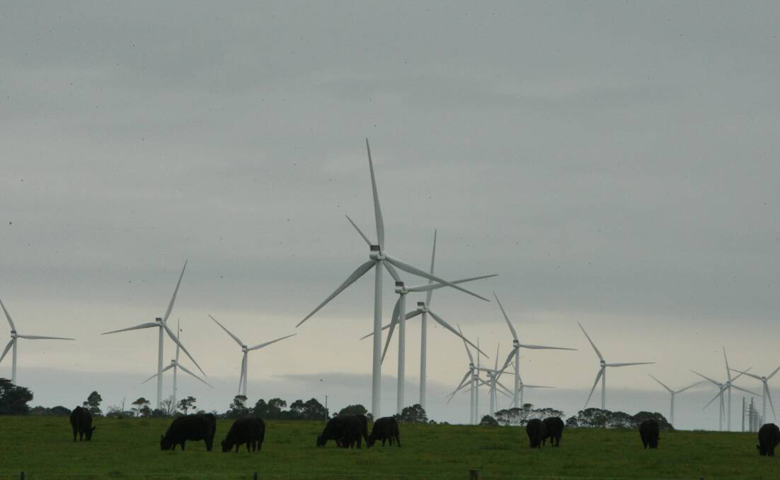 Wind turbines at Macarthur.