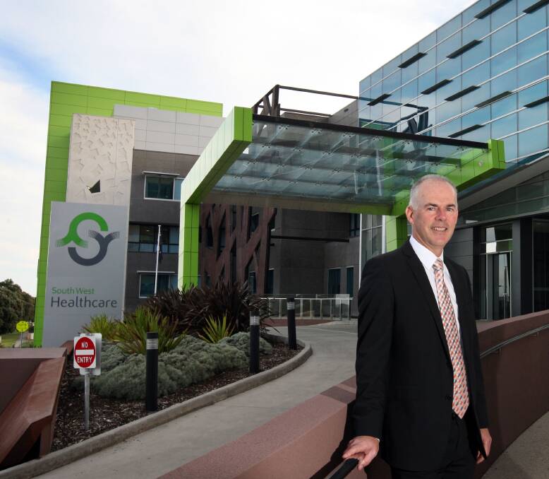 A long journey: South West Healthcare chief executive officer John Krygger has been with the health service since an upgrade was first envisioned.