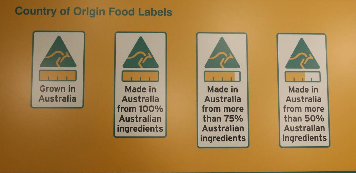Promoted: An advertising campaign began this week to raise awareness about new country of origin food labels that are going on products, stating where they were made or packaged.
