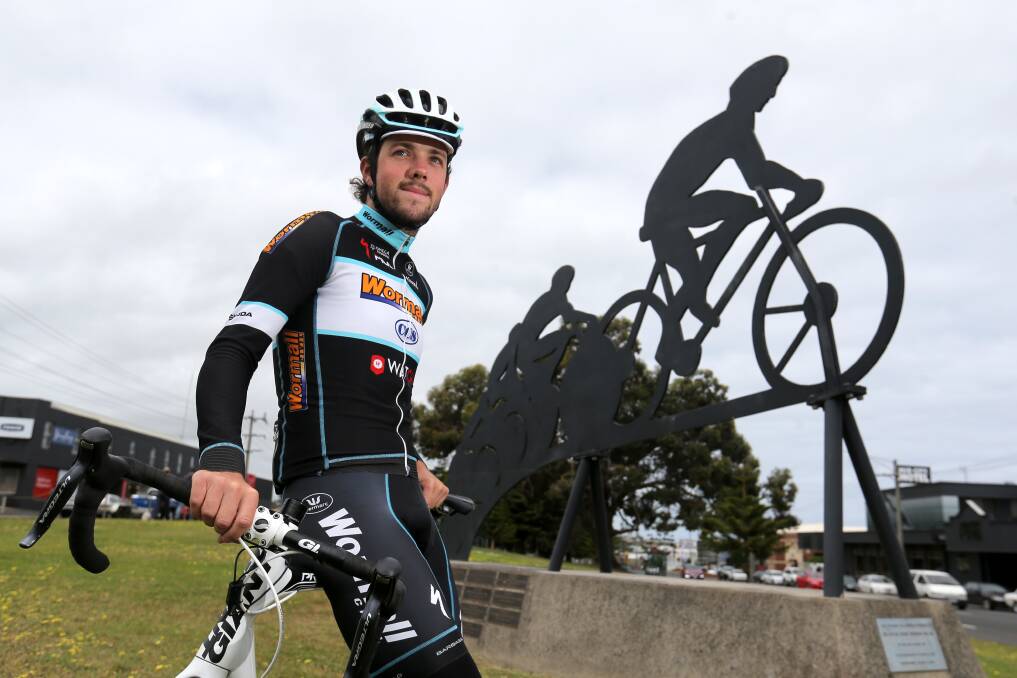 BACK ON TRACK: Warrnambool cyclist Sam Lane is ready for a tilt at the Melbourne to Warrnambool race as he makes his way back from a broken collarbone.