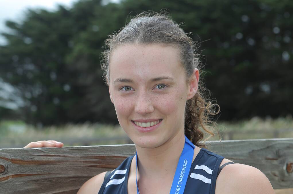 EAGLE BECOMES A SEAGULL: Athletic midcourter Laura Lafferty has joined reigning Hampden open grade premier Port Fairy for 2017. Picture: Amy Paton