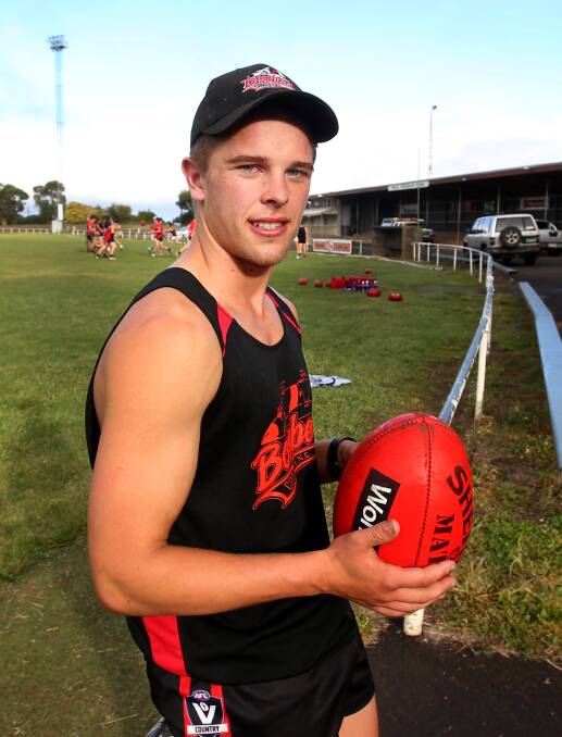 ON THE RISE: Cobden young gun Joel Moriarty. Picture: Amy Paton
