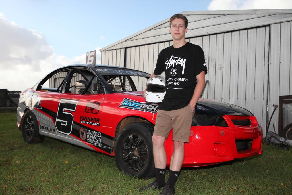 FAMILY TRADITION: Jean Burley's grandson Steven Watts competes in street stocks. Picture: Susie Giese