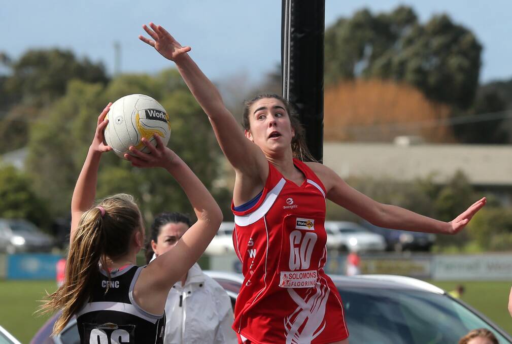 SIDELINED: South Warrnambool defender/midcourter Ally O'Connor will be forced to watch on from the sidelines on Saturday as she manages a back injury.