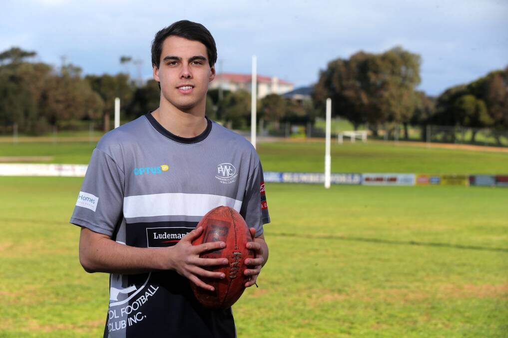 STEPPING UP: Warrnambool's Luke McLeod is one of four Hampden league footballers to make Werribee's VFL list this season. Picture: Rob Gunstone