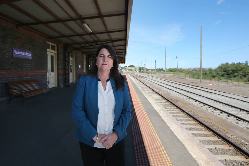 South West Coast MP Roma Britnell recounted her experience on a Warrnambool-bound train when airconditioning cut out on a day that reached 35 degrees.