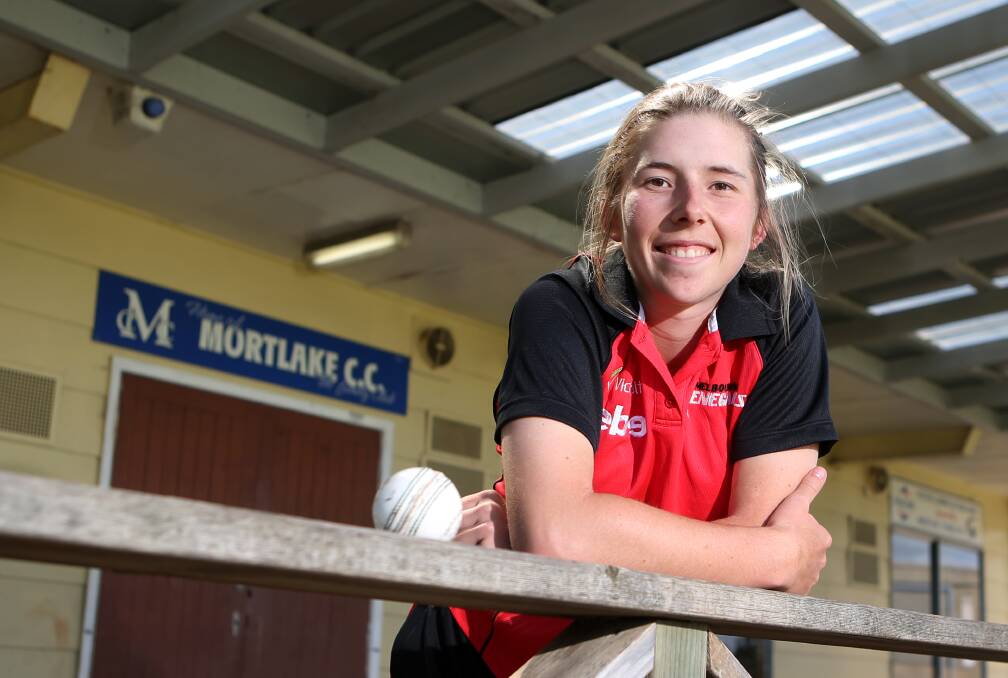 Ready to Bash: Mortlake's Georgia Wareham, 18, is in fine form and ready for the third Women's Big Bash League season. Picture: Amy Paton