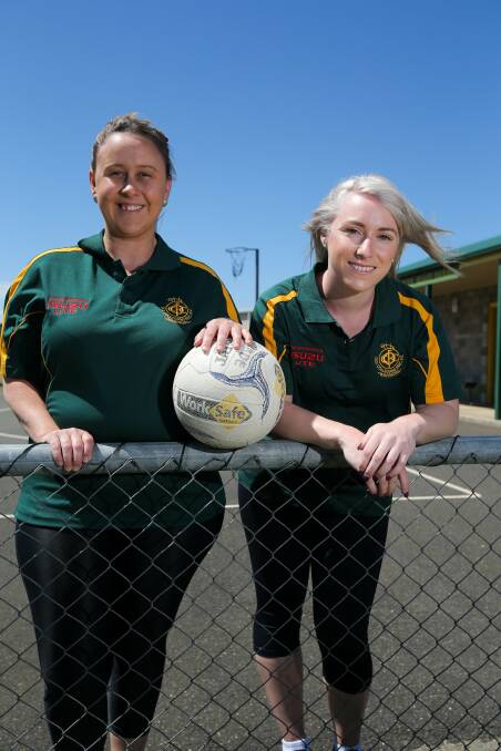 RETURNING WARRIORS: Old Collegians co-coaches Jessica Toleman and Meagan Forth. Picture: Rob Gunstone