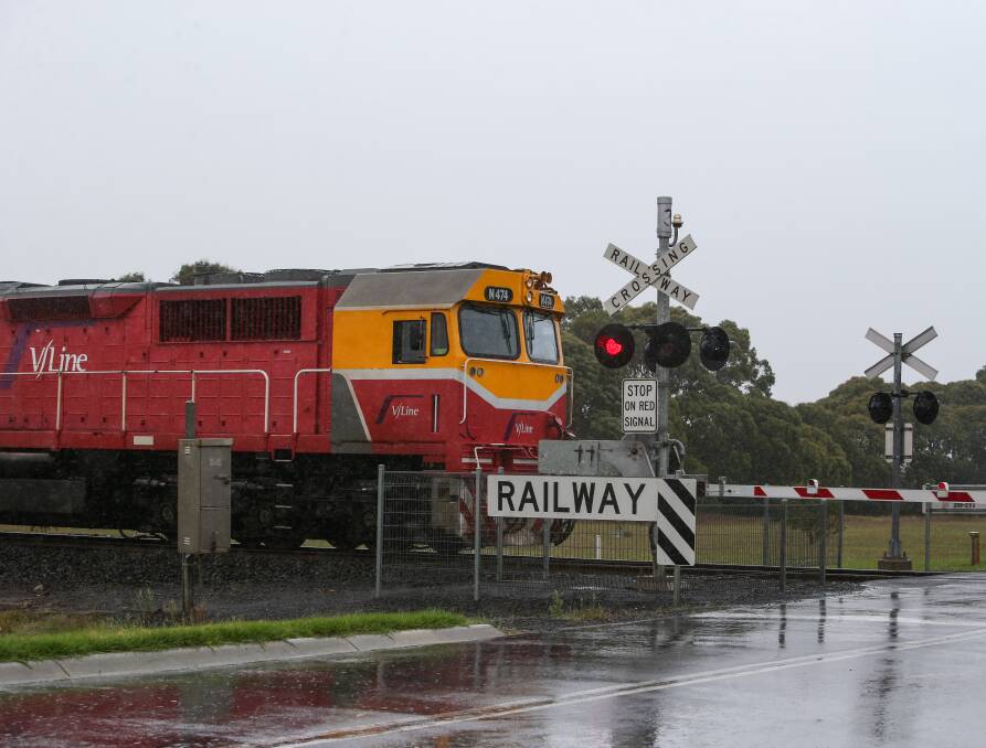 Safety first: Speed restrictions are in place for various reasons on the Warrnambool line, but issues around level crossings are the primary concern for both the Rail, Tram and Bus Union and V/Line. Picture: Amy Paton