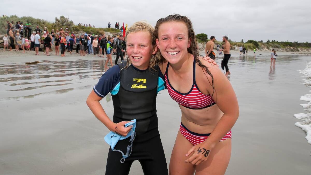 GOOD SWIM: Sophie Thomas has been in strong form recently, taking out the Warrnambool leg of the Shipwreck Coast Swim Series and the Jim Wall Ironman surf swim. Picture: Rob Gunstone
