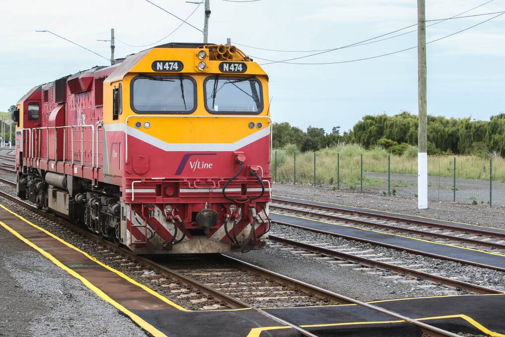 There has been a drop in passenger numbers on the Warrnambool line compared to this time the past two years.