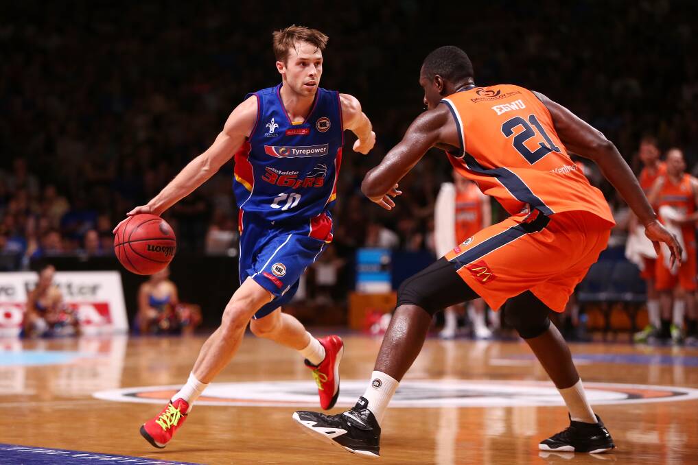 BIG STEP FORWARD: Warrnambool Seahawks export Nathan Sobey, pictured playing for NBL side Adelaide 36ers, has signed with Utah Jazz for the NBA Summer League. Picture: Getty Images