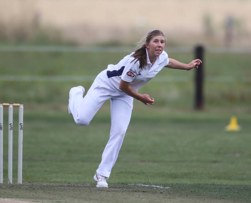 Georgia Wareham in action earlier this year for Mortlake. Picture: Amy Paton