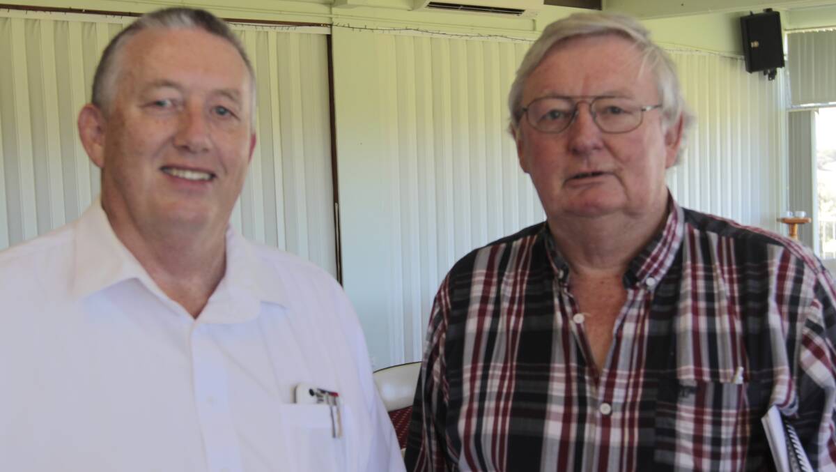 Critical: Cobden dairy farmers Duncan, left, and Ian Morris. Duncan Morris is a former Murray Goulburn director. 