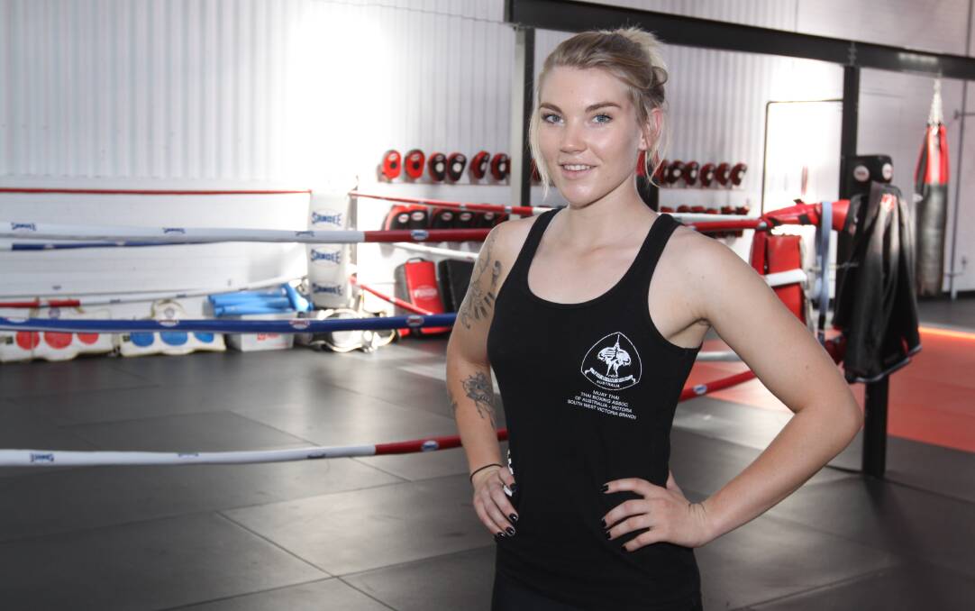 UP FOR THE CHALLENGE: Warrnambool mixed martial artist Alish Smith is ready to represent her country at the IMMAF World Championships in Bahrain next month. Picture: Justine McCullagh-Beasy