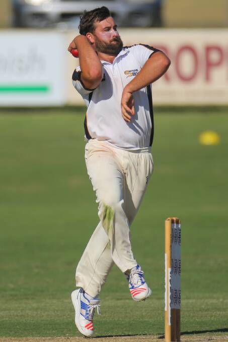 TOP FORM: Woodford captain Nick Butters bowling during the division one grand final last season. Picture: Morgan Hancock
