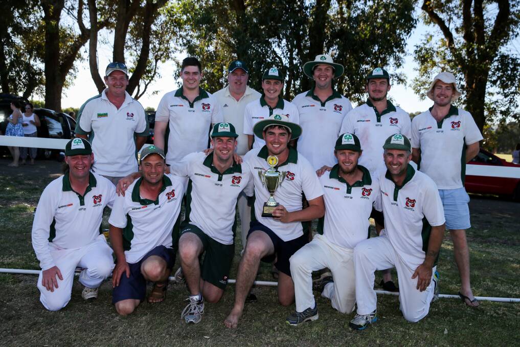 PREMIERS: Killarney posted a five-wicket win over Hawkesdale in the Grassmere Cricket Association A grade grand final at Purnim on the weekend. Picture: Rob Gunstone